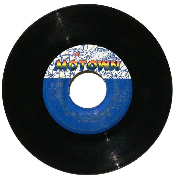 Diana Ross Reach Out I'll Be There/(They Long To Be) Close To You* 45 rpm Record - Picture 2 of 9